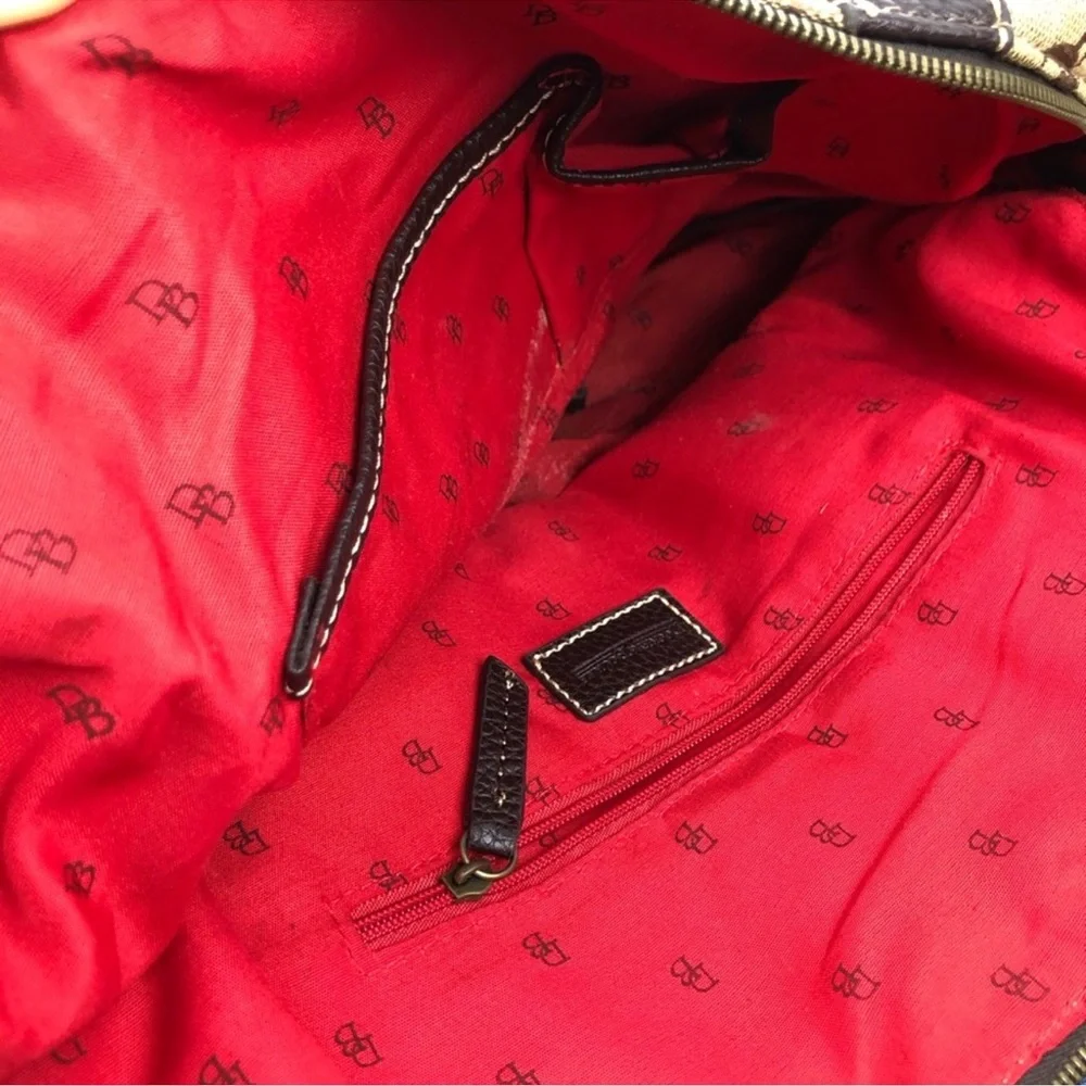 Dooney & Bourke Handbag Purse Classic Signature Monogram Canvas purse - Picture 11 of 12